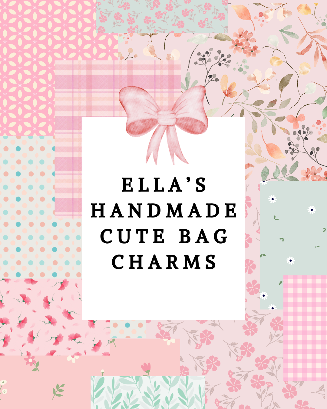 🎀✨ Ella’s Handmade Bag Charms ✨🎀